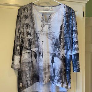 Chico's Weekends Paris Tee